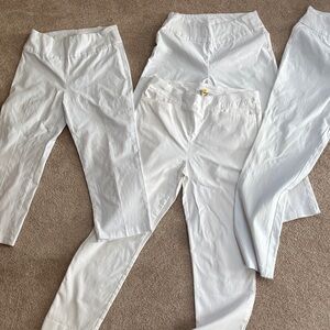 White Pants Blowout - 4 pairs